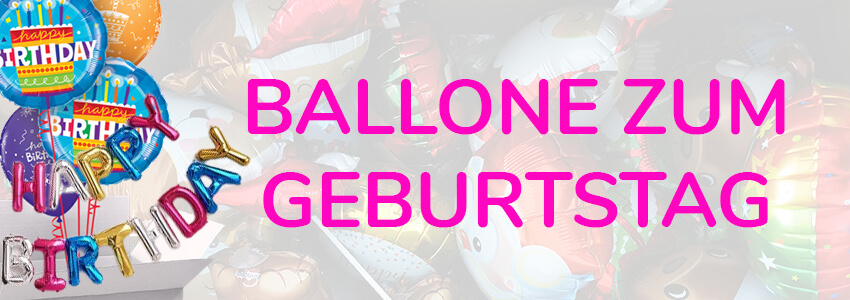 Gabis Ballonerie - Header Ballone zum Geburtstag